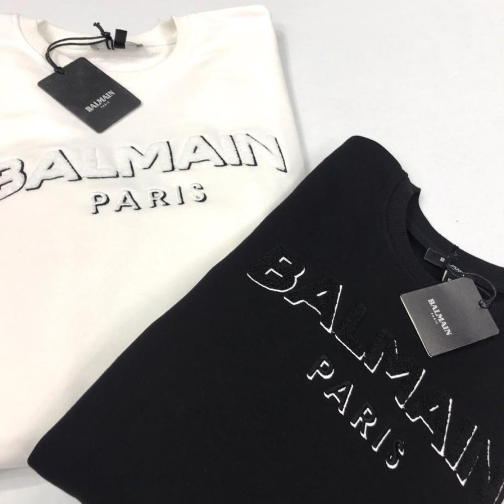 Balmain New Season Men Tees - Long Sleeve